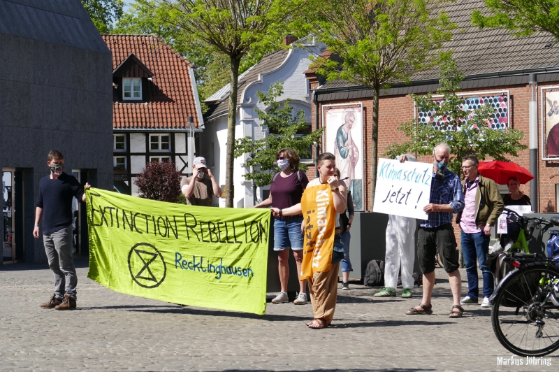 Extinction Rebellion · 23.04.2020 · Recklinghausen/Kirchplatz St. Peter