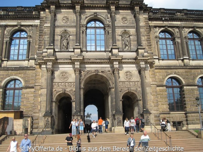 Dresden, Altstadt im Sommer 2019