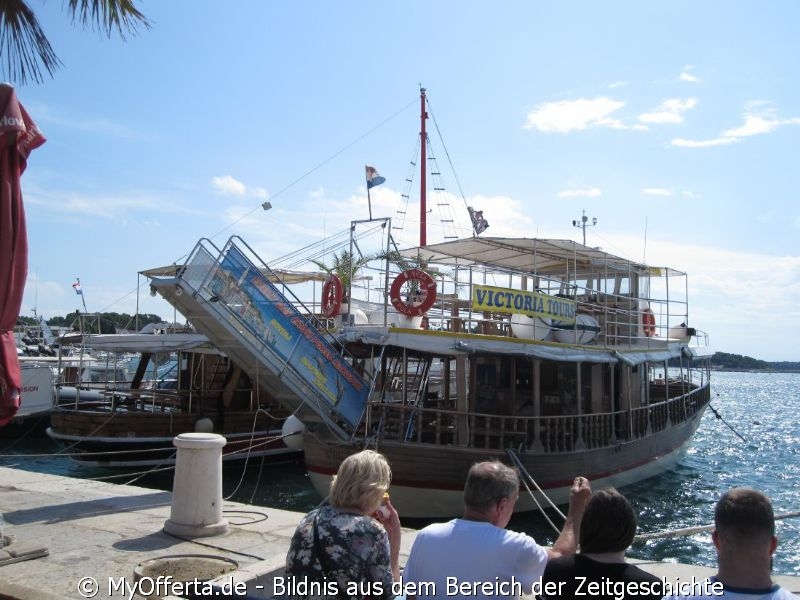 Nach dem Zweiten Weltkrieg gehörte Porec zu Jugoslawien und jetzt zur Kroatien.