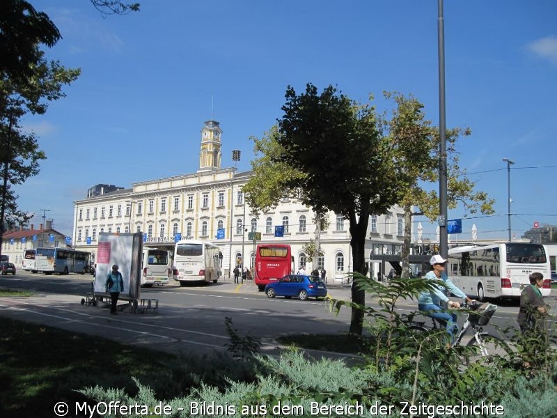 Ljubljana, die Hauptstadt Sloweniens, gesehen im September 2019 