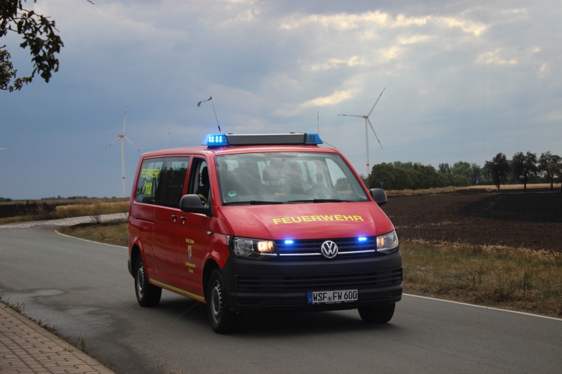 Feldbrand Bothfeld (17.07.2023) Burgenlandkreis 