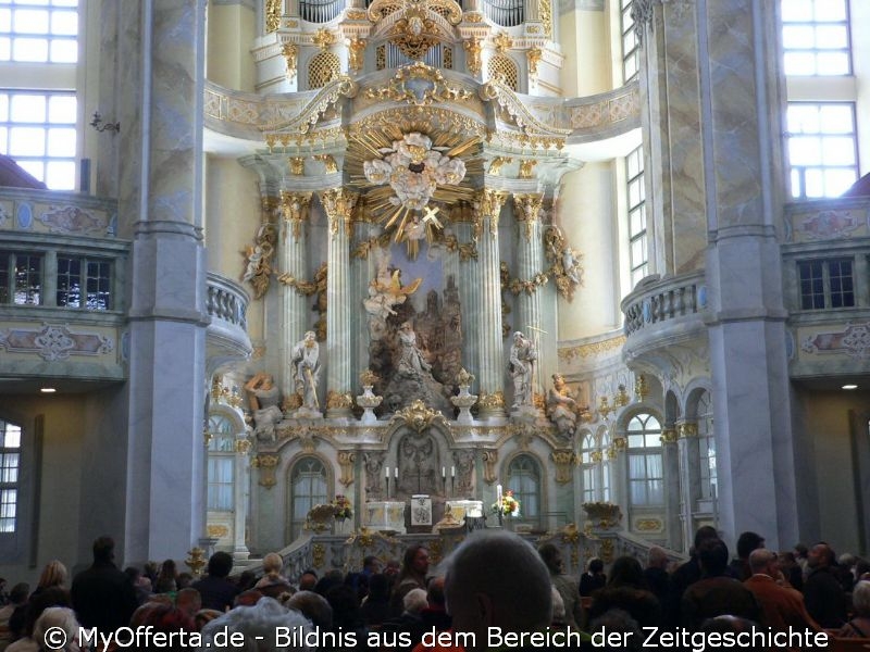 Die Frauenkirche Dresden blickt auf eine tausendjährige Geschichte zurück.