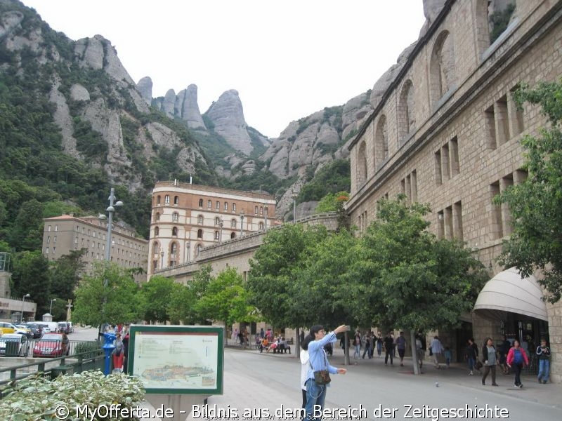 Das Montserrat-Kloster ist das spirituelle Zentrum Kataloniens in Spanien