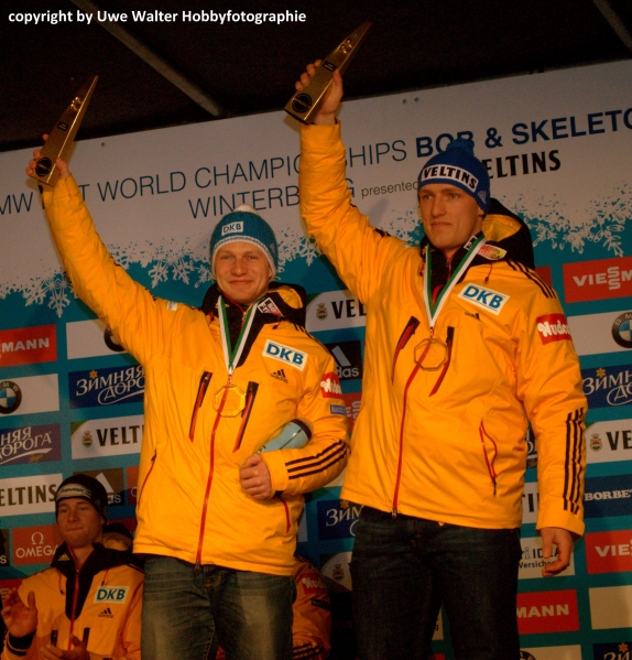 Weltmeisterschaft in Winterberg im Bob und Skeleton