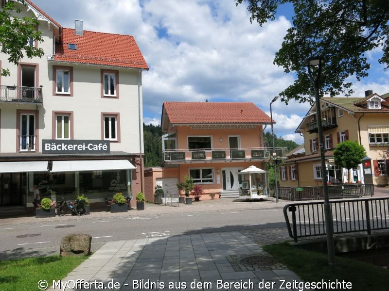 Das Schwarzwaldstädtchen Bad Herrenalb im idyllischen Albtal