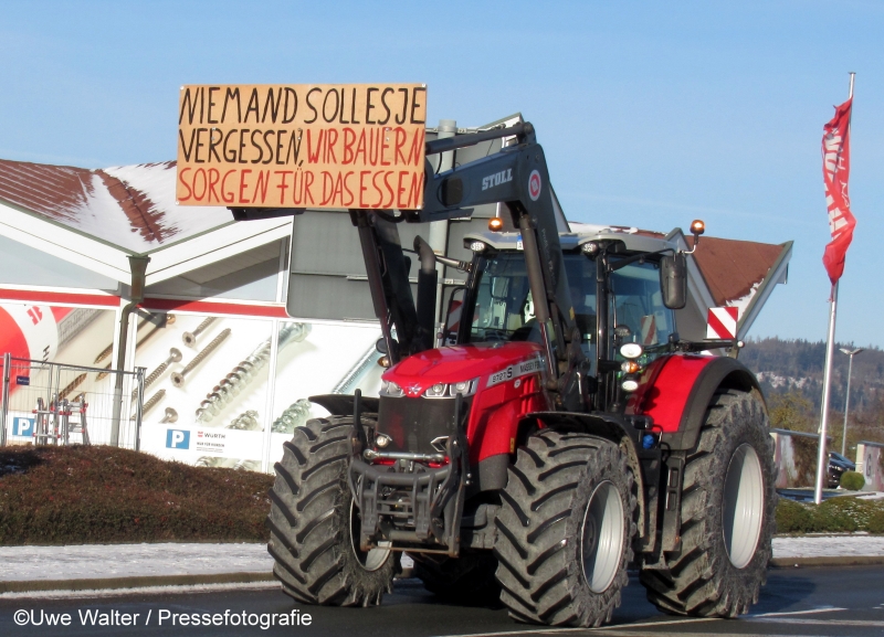 Bundesweite Proteste der Landwirte