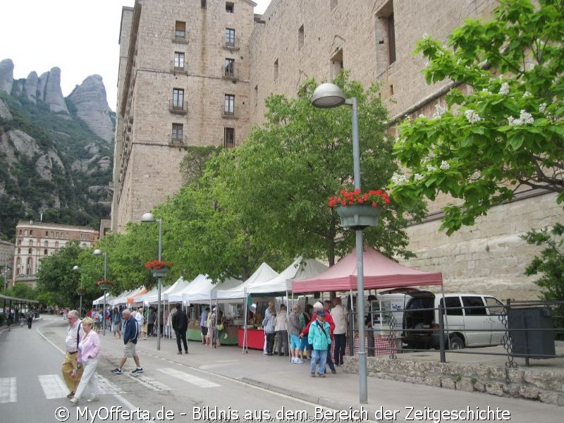 Das Montserrat-Kloster ist das spirituelle Zentrum Kataloniens in Spanien