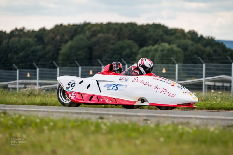 Sidecars auf dem Schleizer Dreieck