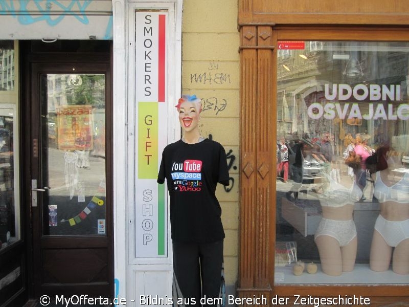 Ljubljana, die Hauptstadt Sloweniens, gesehen im September 2019 