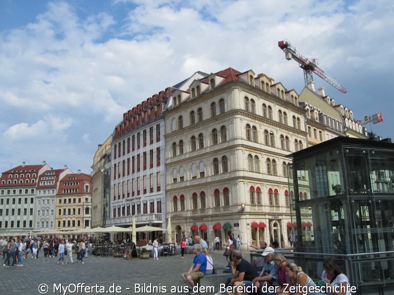 Dresden, Altstadt im Sommer 2019