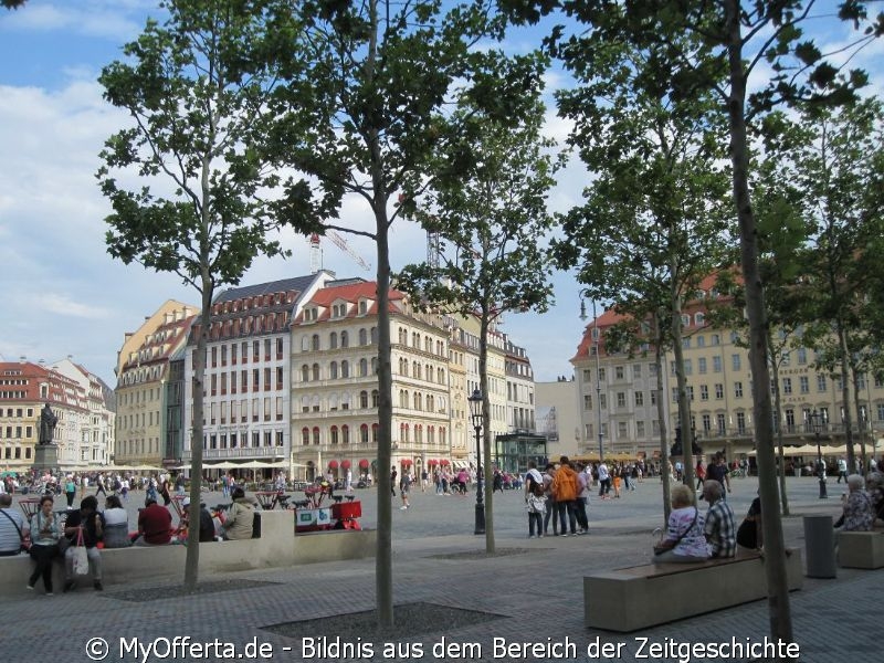 Dresden, Altstadt im Sommer 2019