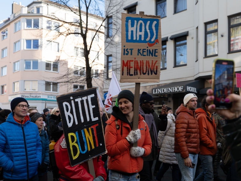 Demo gegen die AFD Düsseldorf