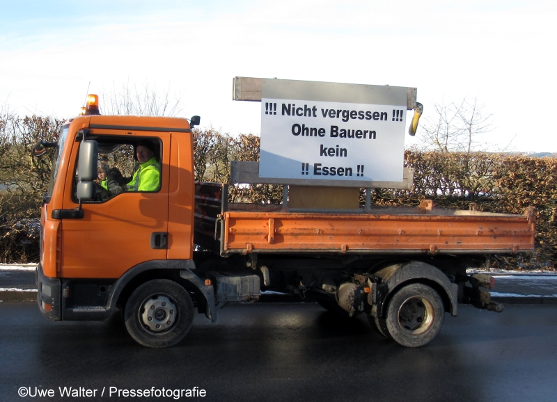 Bundesweite Proteste der Landwirte