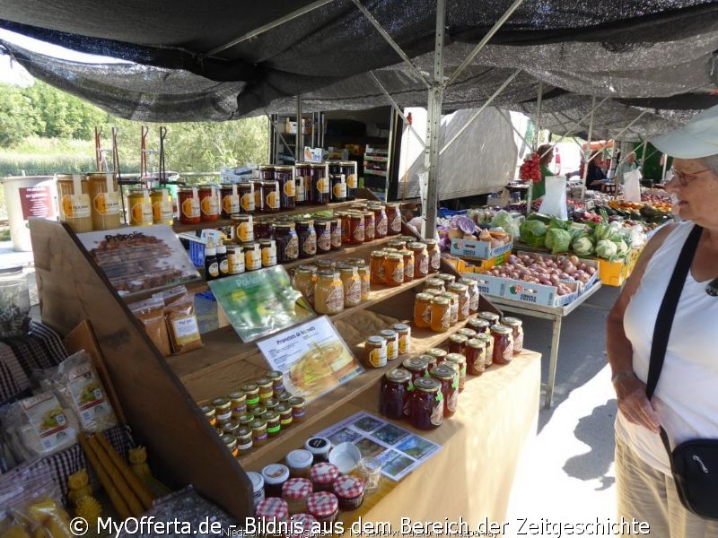 Der Sonntagszigeunermarkt in Tordera, Katalonien, Spanien