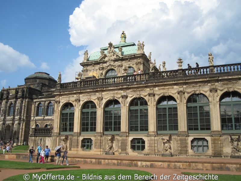 Dresden, Altstadt im Sommer 2019