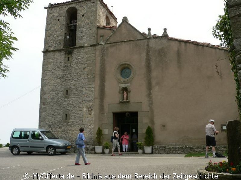 Rupit, ein Felsendorf in Spanien