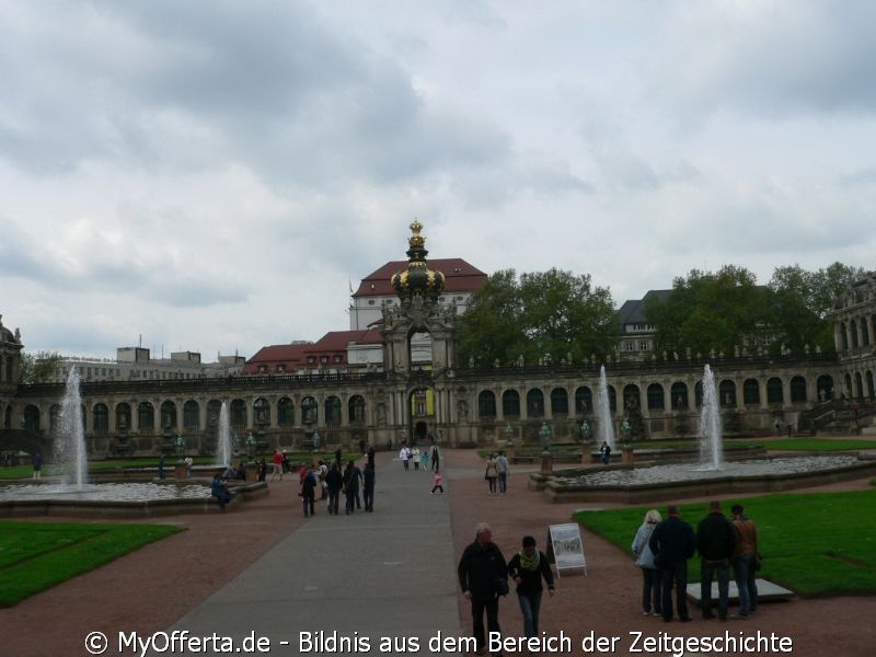 Dresden, Altstadt im Sommer 2015