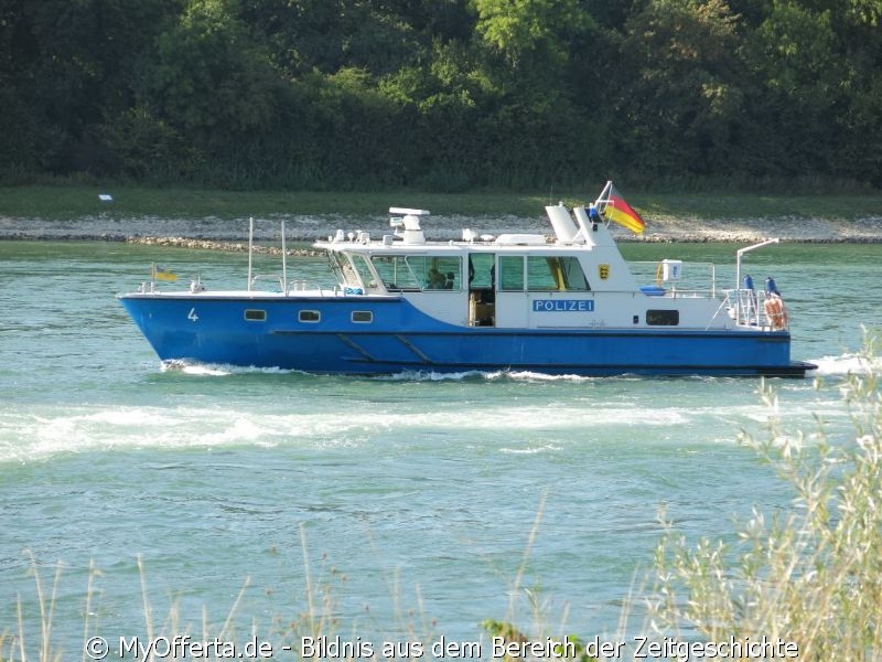 Insel Rott und der Rhein im Westen Deutschlands am 22.09.2020