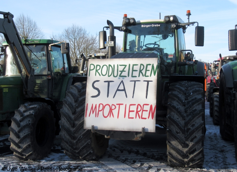 Bundesweite Proteste der Landwirte