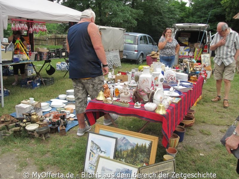 Ich gehe gerne auf viele Messen, aber der Flohmarkt ist etwas Besonderes