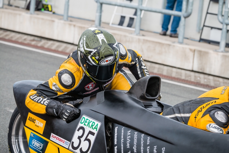 Sidecars auf dem Schleizer Dreieck