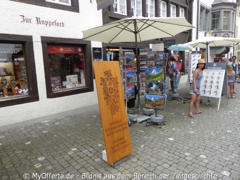 Stein am Rhein in der Schweiz wird erst 1267 erstmals als Stadt urkundlich erwähnt