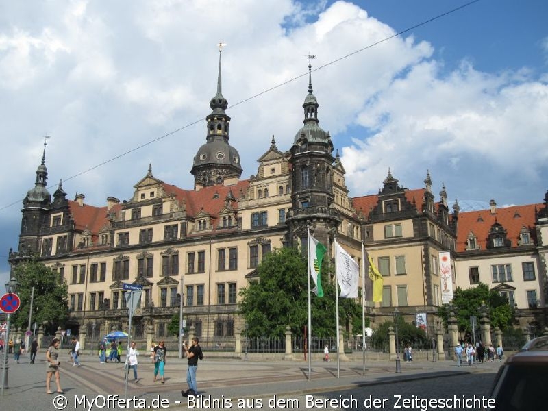 Dresden, Altstadt im Sommer 2019