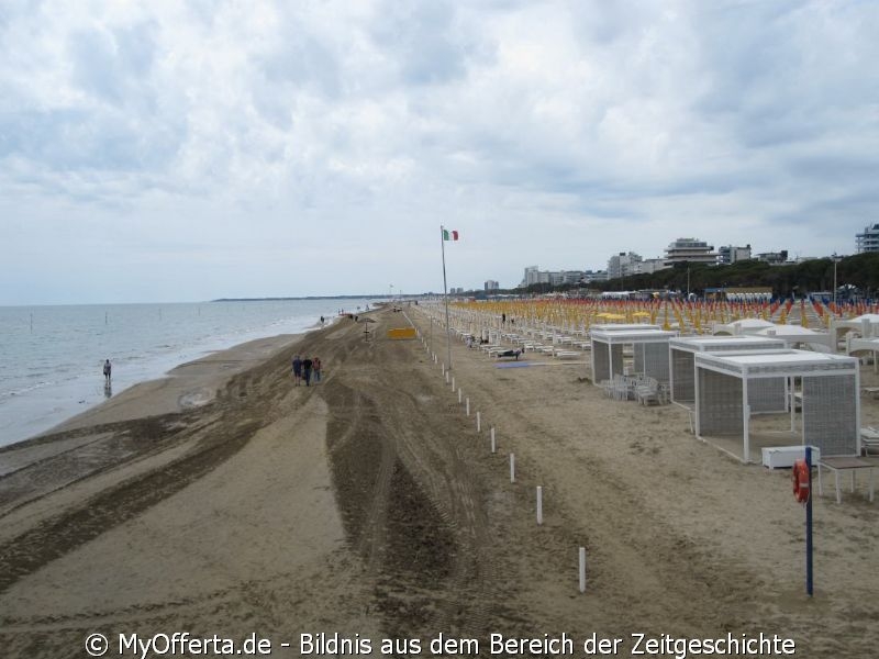 Lignano Sabbiadoro - wird in normalen Jahren von Millionen deutschsprachigen Touristen besucht.