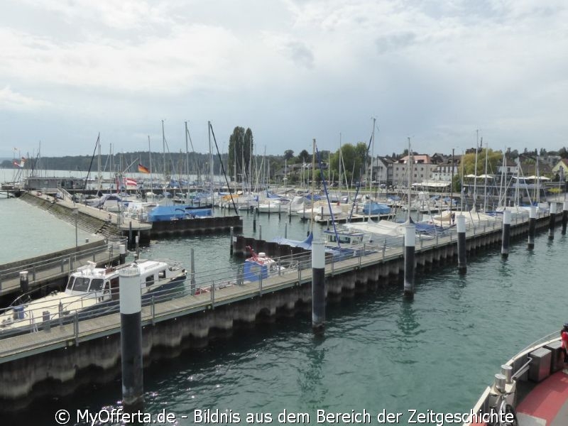 Die Fähre-Fahrt von Meersburg nach Konstanz dauert 15 Minuten