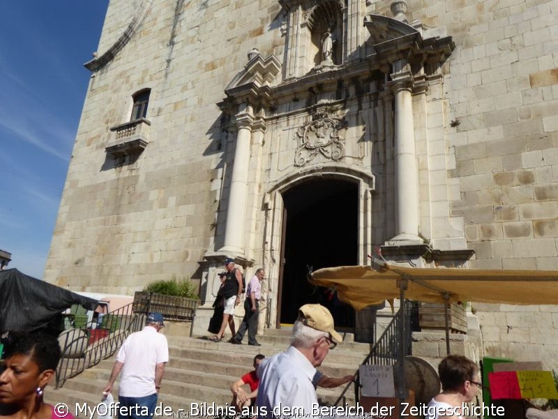 Der Sonntagszigeunermarkt in Tordera, Katalonien, Spanien