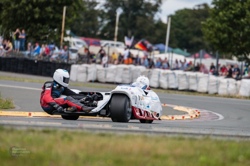 Sidecars auf dem Schleizer Dreieck