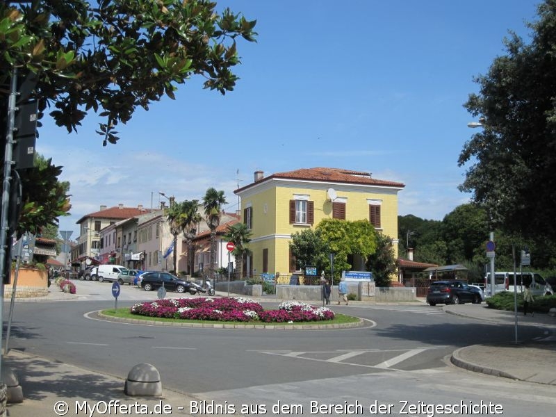 Nach dem Zweiten Weltkrieg gehörte Porec zu Jugoslawien und jetzt zur Kroatien.