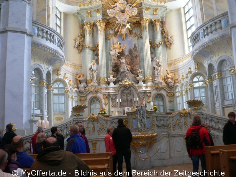 Die Frauenkirche Dresden blickt auf eine tausendjährige Geschichte zurück.