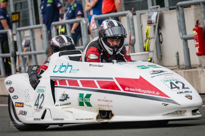 Sidecars auf dem Schleizer Dreieck