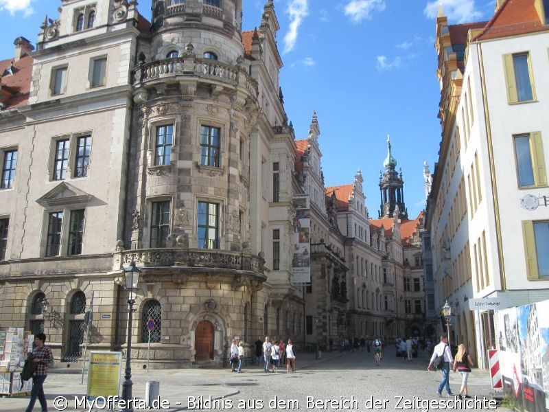 Dresden, Altstadt im Sommer 2017