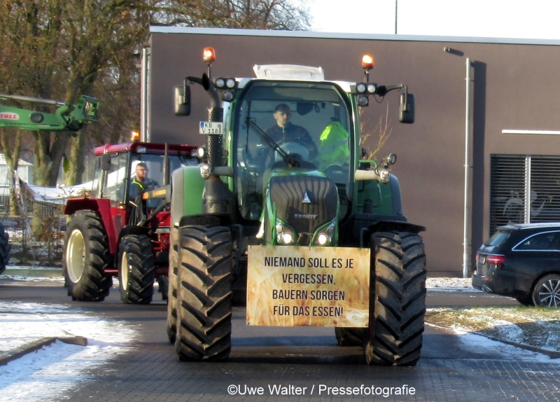 Bundesweite Proteste der Landwirte