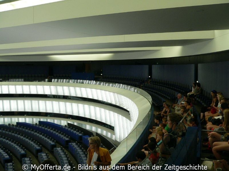 Andzelika Pallach besucht EU-Parlament in Strassburg