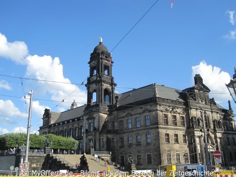 Dresden, Altstadt im Sommer 2017