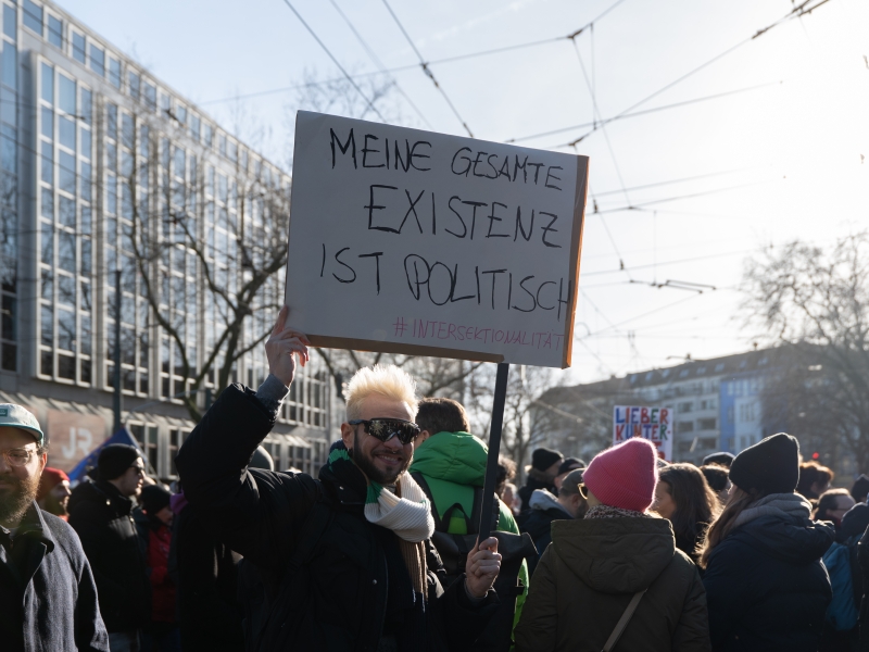 Demo gegen die AFD Düsseldorf
