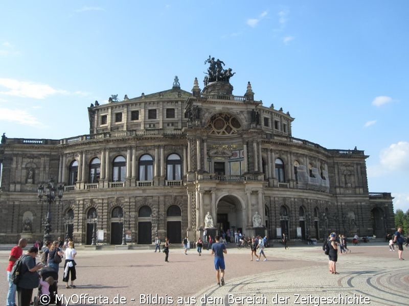 Dresden, Altstadt im Sommer 2019