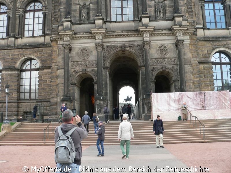 Dresden, Altstadt im Sommer 2015