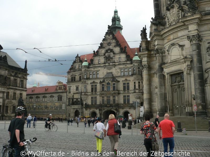 Dresden, Altstadt im Sommer 2015