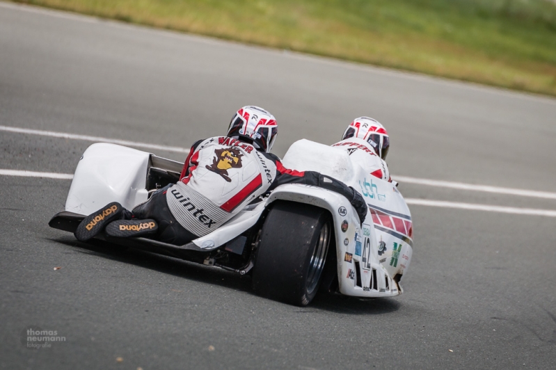 Sidecars auf dem Schleizer Dreieck