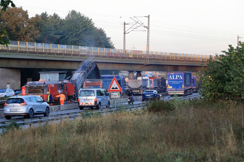 Bauarbeiten B10 Wörth/Karlsruhe