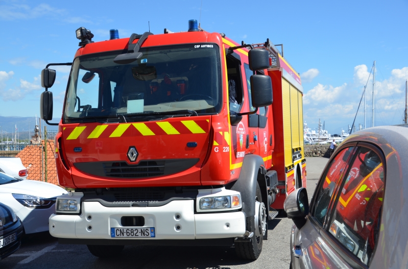 Feuerwehrübung in Antibes Juni 2017