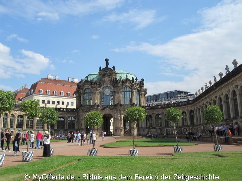 Dresden, Altstadt im Sommer 2019