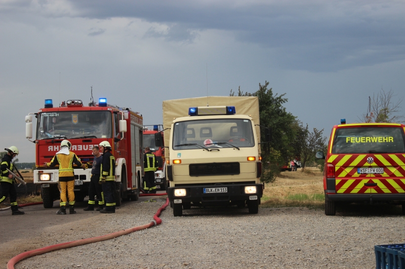 Feldbrand Bothfeld (17.07.2023) Burgenlandkreis 