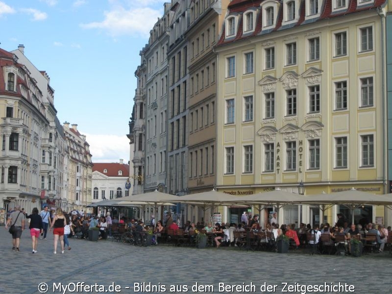 Dresden, Altstadt im Sommer 2017