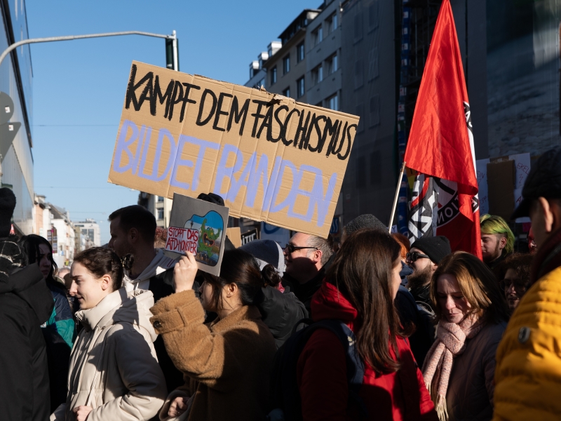 Demo gegen die AFD Düsseldorf