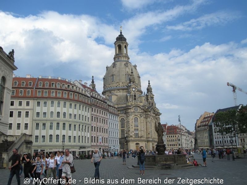 Dresden, Altstadt im Sommer 2019